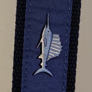 Vineyard Vines Navy Blue Tuna Belt
